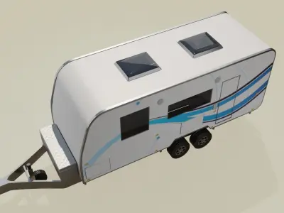 Caravan Australia Style 3D model