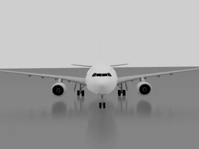 Airbus A330-200 3D model