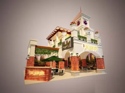 Exhibition - Area - 8X8-3DMAX2009-011 3D model