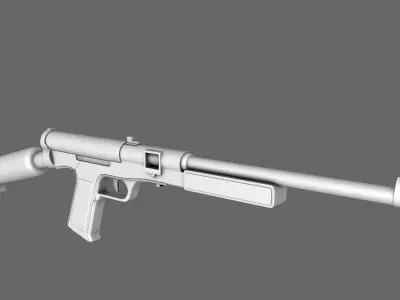 Paintball Gun Free 3D model