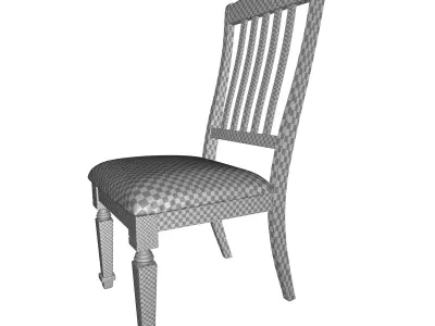 Tomas Dining Chair 3D model