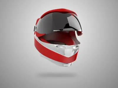 Helmet 3d motorcycle Low-poly 3D model