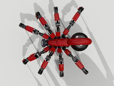 Robot Spider Low-poly 3D model purchase
