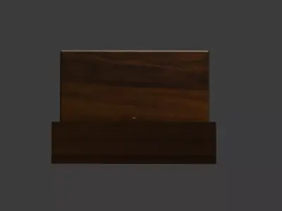 Antique Shaker Writing Desk Low-poly 3D model