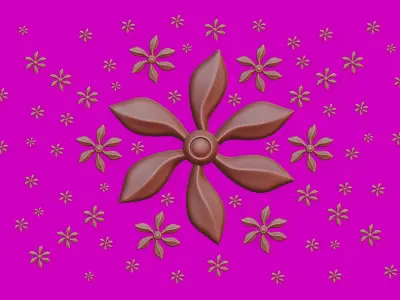 Flower Pattern Free 3D print model purchase
