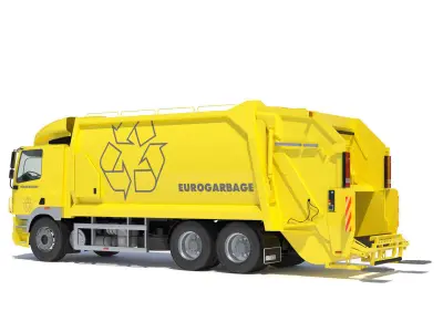 DAF CF 85 Garbage Truck 3D model