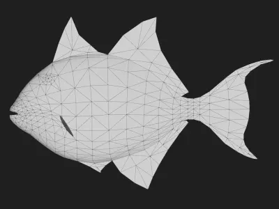 Filefish Low-poly 3D model buy