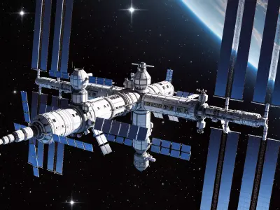 space station 3dmodel 3D model
