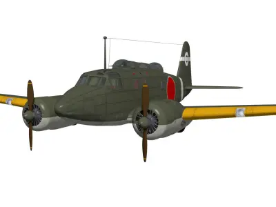 Tachikawa Ki-54 Hickory 3D model purchase