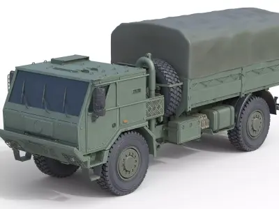 Tatra 815-7 4x4  Low-poly 3D model