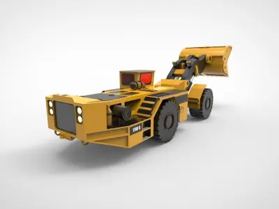Heavy Mining Loader 3D model