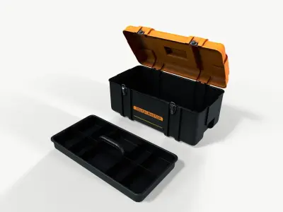 Tool Kit Box Low-poly 3D model