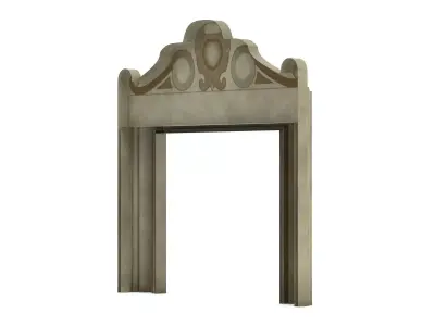 Fireplace Ornamentation Low-poly 3D model