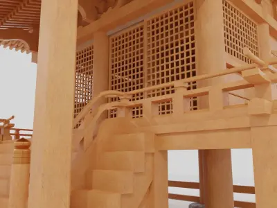 Kasuga shrine in Japan 3D model