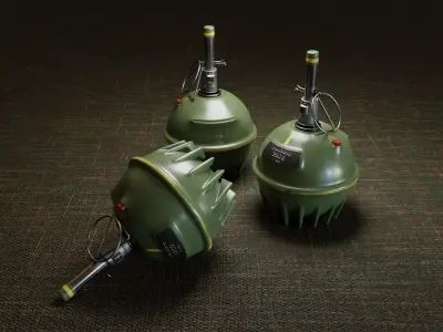 Hand Grenade 3D model order