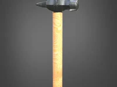 Hammer Realistic Low-poly 3D model