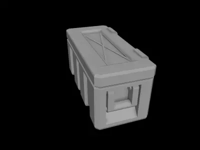 simple Box Free 3D model
