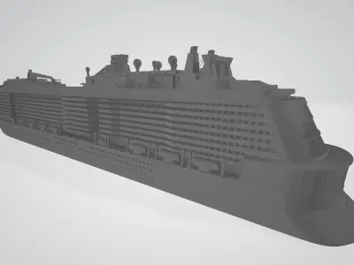 Ovation Of The Seas cruise ship 3D print model 3D print model
