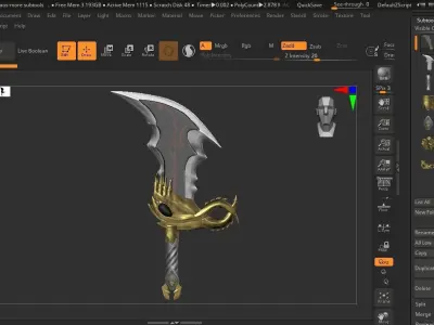 Blades of Chaos 3D model