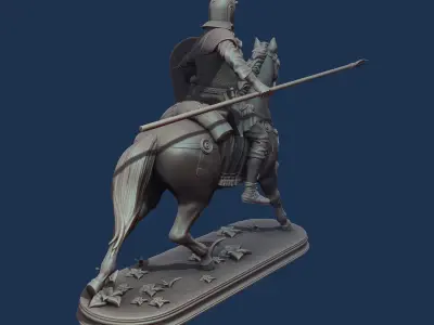 Roman Cavalryman 3D print model