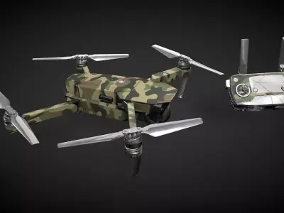 Decal or Skin for DJI Mavic PRO 3D model