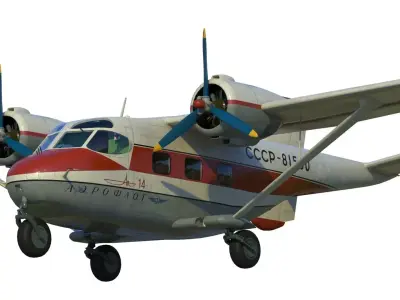 Antonov An-14 Pchelka 3D model
