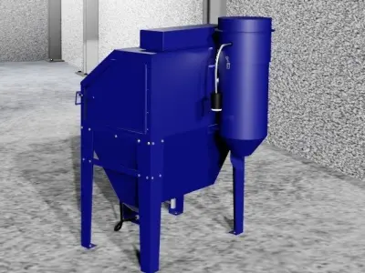 SB-420 Sandblasting Cabinet 3D model