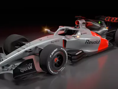 2026 Audi R26 F1 plus Photoshop files 3D model