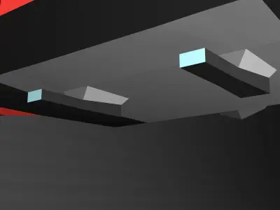Fighter spaceship Free low-poly 3D model