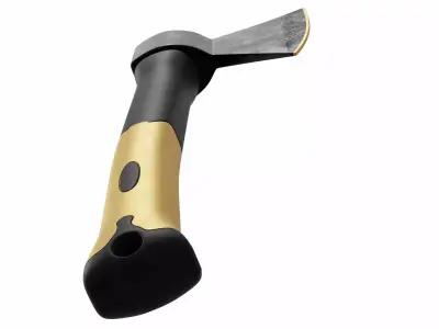 Fiber Handle Axes 3D model