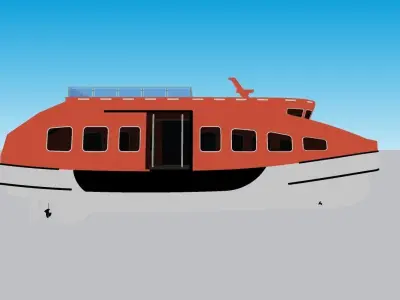 Lifeboat PEL-14 3D model