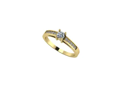 Classic Ring 3D print model buy