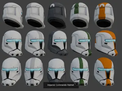 Republic and Imperial Commando Bundle 3D Model Pack purchase