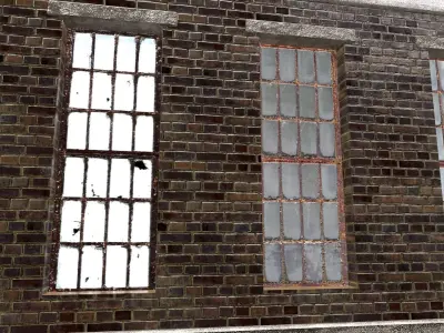 Old warehouse Low-poly 3D model purchase