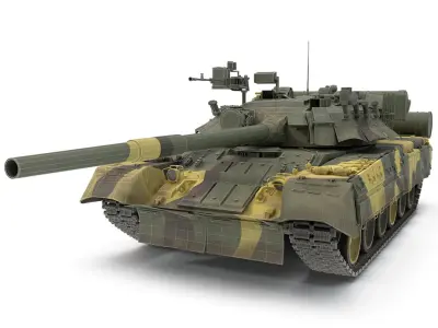 Soviet Main Battle Tank T 80 3D model
