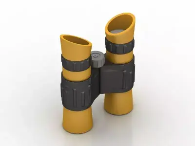 Binoculars Equipment 3D model