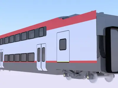 Trains USA and Canada 3D Model Pack