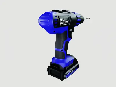 Power Drill 3D model buy