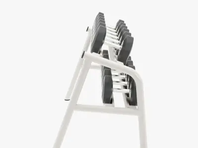 Dumbbells 3D model 2