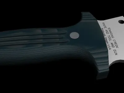 Smatchet knife sheath Low-poly 3D model