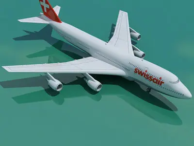 Swiss Air Model Boeing 3D model