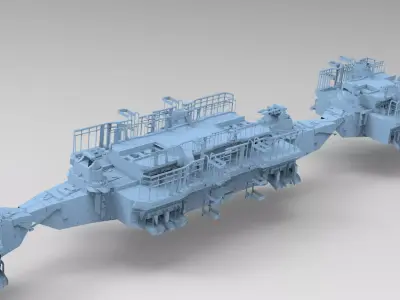 Chancellor Floating balcony 1 3D model
