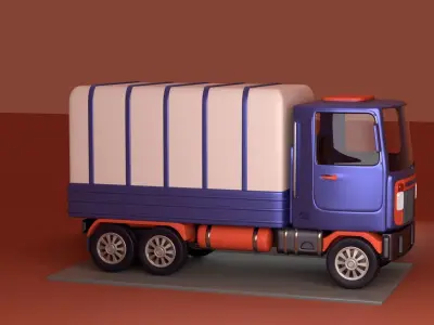Commercial truck  3D model
