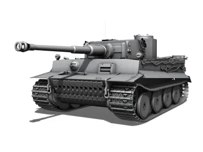 Panzer VI - Tiger - Early Production 3D model
