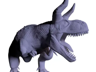 Carnotaur beast dino stalker dino crisis 3D print model