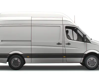Volkswagen Crafter Van L2H3 2016 3D model