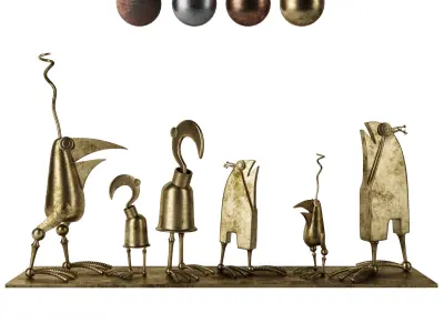 Decorative Birds VOL 1 3D model