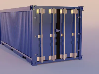 Container shipping Free 3D model buy