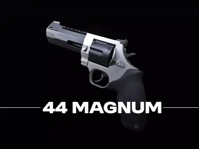 Taurus Raging Hunter 44 Mag Low Poly PBR  Revolver - FPS Weapon  Low-poly 3D model