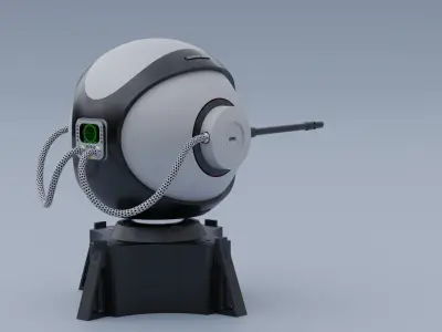 Perimeter Defense SciFi Free 3D model